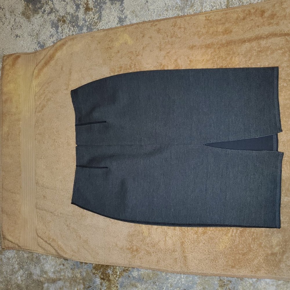Ann Taylor Dark Grey Pencil Skirt - Picture 2 of 5
